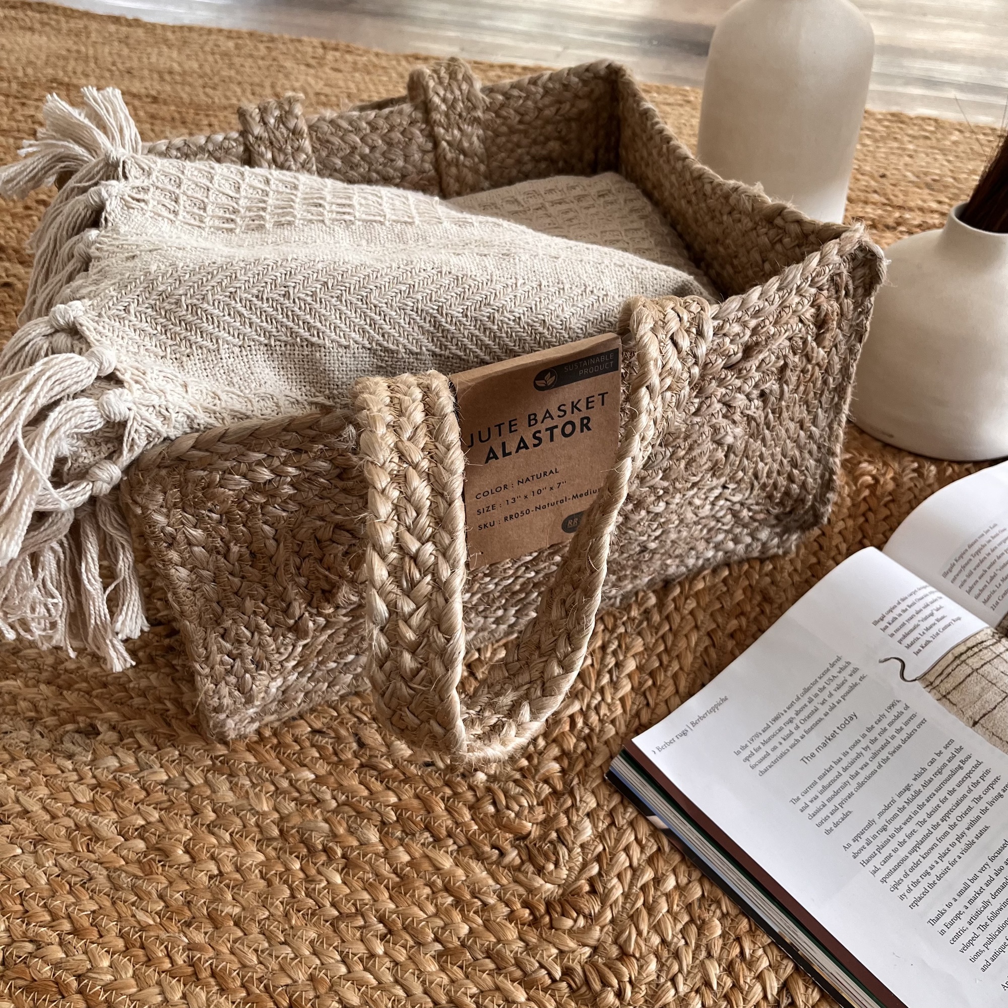 Jute Baskets, Eco-Friendly Storage Solutions